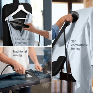 Rowenta IXEO Garment Steamer – Black, All-in-One Fabric Care