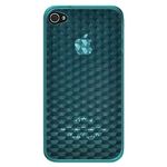 Amzer Diamond TPU Skin Case for iPhone 4/4S - Blue - Fits AT&T, Sprint and Verizon iPhone 4