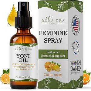 Bona Dea Naturals' Original All Natural Feminine Deodorant Spray | Helps with Vaginal Itch, Irritation, & Odor | Intimate Yoni Oil Made with Tea Tree, Lemongrass, & Orange Essential Oils