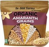 Amaranth Grain Organic (4.8 lb) by Be still Farms - Amaranto Bulk Ancient Whole Grain Seeds - Great for Cereal, Flour | USA Grown | USDA Certified Organic | Vegan-Friendly | Non-GMO | Gluten Free