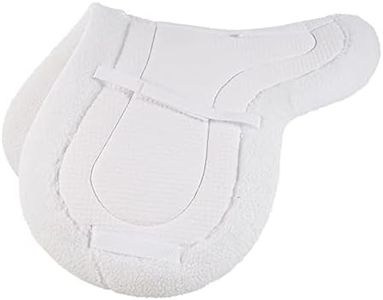 HORZE Airflow Close Contact Shaped Pad - White - Horse