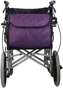 Wheelchair Backpack Bag, Wheelchair Bag,6Colors - Large Tote Accessory to Hang on Back- Lightweight, Wheelchair Storage Organizers for Walkers, Rollators, Scooters (Purple)