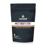 Unived MCT Beet-216 | Energy & Endurance Superfood | Pure MCT 4.6g 70/30 C8:C10 & 216mg Dietary Nitrates | Vegan & Keto Friendly | 200g