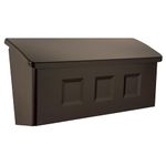 Architectural Mailboxes 2689RZ Wayland Wall Mount Mailbox, Small, Rubbed Bronze