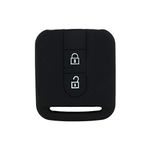 BROVACS Silicone Cover Protector Case Holder Skin Jacket Compatible with NISSAN 2 Button Remote Key Fob CV9502 Black