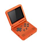 Okssud V90 Mini Handheld Game Console Classic 3.0-Inch Screen Childrens Game Machine Rechargeable Battery Retro Mini Game Player (Red)