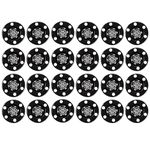 Franklin Sports NHL Street Roller Hockey Pucks - (24) Pro Commander Outdoor Roller Hockey Pucks for Practice + Training - Outdoor Hockey Street Pucks with Rollers - Perfect Outdoor Hockey Puck - Black