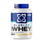 USN Blue Lab Whey Protein Powder, Vanilla Flavour - 2kg, Premium Whey Isolate Protein Dietary Supplement, Post Workout Lean Muscle Growth BCAA Amino Acids Powder, Protein Shake Drink Mix