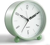 Analog Alarm Clock, 4 inch Super Si