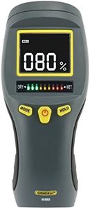 General Tools MM8 Pinless LCD Moisture Meter with Tricolor Bar Graph