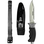 Cressi Borg Diving Knife - Black