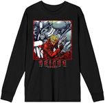 Bioworld Trigun VASH & Nicholas Crew Neck Long Sleeve Black Adult Tee-XL