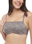 Triumph International Women's Polyamide Wired Casual Bandeau Bra (123I283_Grey_32B)