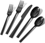 KINGSTONE Black Silverware Set, 40-