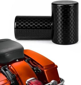 reyrumbo Genuine 3K Carbon Fiber Docking Point Covers Compatible with Harley Davidson Touring 2009-Later N55 Magnetic Snap-On Caps for Road Glide Street Glide Road King Electra Glide 2 Long Caps