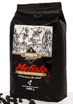 Barista Italiano Mefisto - Dark Roast Extra Strong Robusta Coffee High Grade Caffeine, 1KG Whole Beans