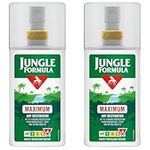 Jungle Formula Maximum Insect Repellent 90ml - Maximum Strength Repellent Spray for Mosquitoes, Biting Insects and Ticks - Up to 9 Hours Protection for Any Destination incl. Tropics - with DEET