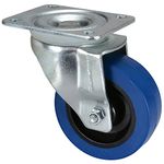 Penn Elcom 100mm/3.94" Heavy Duty Blue Castor Swivel W9000-V6