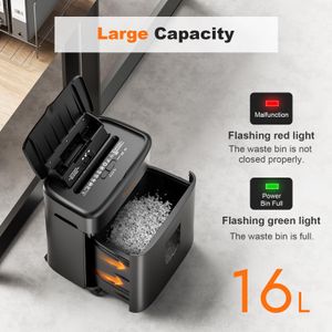 Bonsaii Micro Cut Shredder – 100-Sheet High Security Paper Shredder