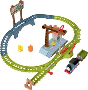 ​Thomas & Friends Motorized Toy Train Set Paint Delivery with Thomas & Troublesome Truck for Pretend Play Preschool Kids Ages 3+ Years