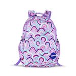 American Tourister Starlet, 25.5L Volume School Backpack with Front Organizer and Spacious Interiors for Girls & Women - Rainbow Hues