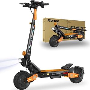 Trottinette Électrique Pliable pour Adulte, 2 Moteur Puissant, Batterie 52V 20.8Ah, Autonomie Max 60-65KM, Pneus Tout-Terrain 10 Pouces, 3 Modes De Vitesse, Écran Intelligent