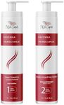 I Belli Capelli Ravenna Professional Keratin, Long-lasting Straightening Effect - Cirugia Capilar - Celulas Madres Straightener System - 2x1L/33.8