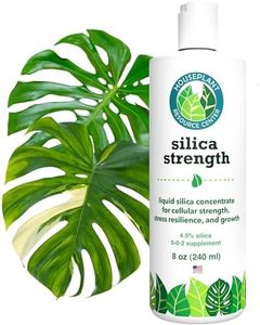 Silica Strength – Liquid Silica Supplement (4.5% Potassium Silicate) for Houseplants | Builds Stronger Stems, Healthier Leaves & Stress Resilience | 8 oz Concentrate Makes 96 Gallons
