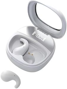 Costnzo Sleep Earbuds for Side Sleepers - Noise Cancelling Headphones with Sleep Mode, Non-in Ear Design for Pain-Free All Night Comfort (Snow)