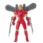 Marvel Avengers Iron Man Figure, Arc Booster, Arc Swords (5 Inches, Multicolor) (Hasbro)