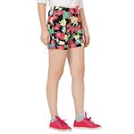 OCEAN RACE Women Cotton Shorts-Big Flower Print-M