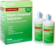 Amazon Basic Care Multi-Purpose Contacts Solution - Comfort Formula, 12 fl oz (Pack of 2)