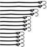 PRETEX 12 Bungee Cords with Hooks -