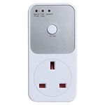 Automatic Voltage Protector Socket Switcher AC 220V Power Surge Safe Protector UK Plug Socket Refrigerator Protect-1pcs