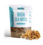 Organic Irish Sea Moss - Raw Seamoss & Sea Moss Gel Base, Wildcrafted Superfood - Rich in Protein, Fiber, 92 Essential Minerals - Vegan, Non-GMO, Organic Sea Moss, Sea Moss Organic Formula - 116g