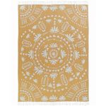 Sand Cloud Large Turkish Beach Towel - Sand Free - 100% Organic Turkish Cotton Yarn - Quick Dry Towel for Beach, Picnic Blanket or Throw - As Seen on Shark Tank - Boho Honey XL