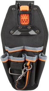 Klein Tools 55830MB MODbox Tool Pouch, 6-Pockets, Electrician Tool Bag, Quickly Attach and Release from Tool Belts and MODBox Rail System