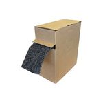 Xcluder Rodent Control Fill Fabric Roll, 4” x 10’; Steel Wool Blend; Protects Against Rats and Mice for Residential & Commerical Property grey