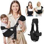 Oblitor Baby Carrier Newborn to Toddler,Adjustable Baby Sling Carrier,Comfortable and Lightweight Toddler Carrier for 25-60 lbs,Ideal for Shopping Travelling