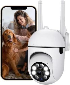 Panoramic360 Full HD Indoor Wi-fi Wireless PTZ IP CCTV Security Camera Light Vision | V380 Pro App 360 Degree Watch Live Streaming Mini Dome PTZ Camera (K-803)