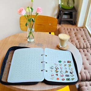 Mi Ya Mi Lai Transparenter Pin Books For Collectors, Enamel Pin Display Pages Pin Carrying Case, Travel Brooch Pins Display Bag(6 binder,Not Include any Accessories)