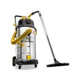 Vacmaster Wet and Dry Vacuum Cleaner 38L. 240V L Class Industrial Dust Extractor. Heavy duty, powerful 1600W Motor, Power Take Off & HEPA 13 Filtration. For Commercial & Professional Use
