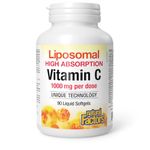 Natural Factors Liposomal Vitamin C, 90 Liquid Softgels, 1000mg per dose, High Absorption, Supports Immune Function and Antioxidant Health