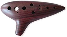 Woodi Ocarina Flute WC-917BW 12 Holes Wood Grain Alto C