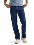 Wrangler Authentics Men's Comfort Flex Waist Relaxed Fit Jean, Dark Stonewash, 32W x 32L