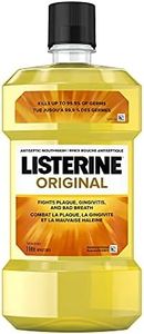 Listerine Original Antiseptic Mouthwash - 1 Litre / 33.80 Fl. Oz, Gold