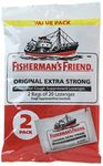 Unbranded Fishermans Friend Original Extra Strong Cough Suppressant Lozenges, Bags (Pack of 2)