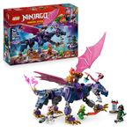 LEGO NINJAGO Rontu the Master Dragon Toy - Posable Dragon Figure with Stud Shooters - incl. Lloyd, Sora & Wyldfyre Minifigures - Gift for 7+ Year Old Boys - 71842
