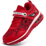 Toddler Sneakers Boys Girls Running Shoes Sport Athletic Non-Slip Air Tennis Walking Shoes Red