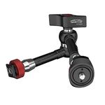 IFOOTAGE Magic Arm Clamp Adjustable Friction Power Articulating Magic Arm with 1/4" Thread Screw and Cold Shoe Mount for DSLR Camera Rig/Monitor/LED Lights (9.5Inc)